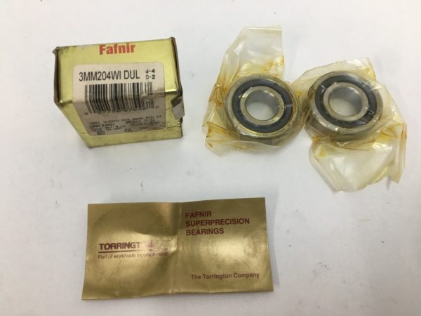 FAFNIR 3MM9104WI-DUL Angular Contact Bearing 20x47x14mm 3MM 9104 WI DUL USA Set