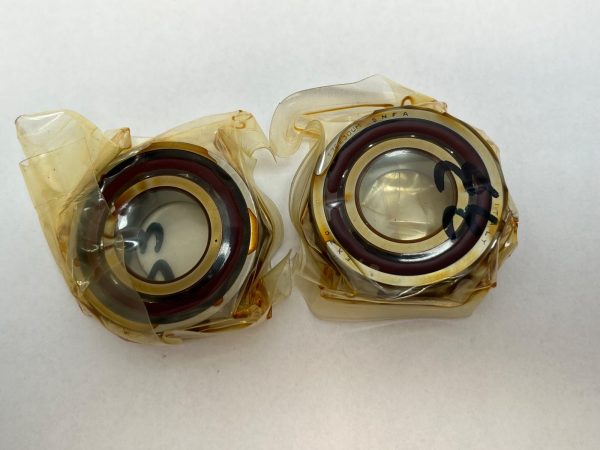 Angular Contact Ball Bearing – Straight Bore, 20 mm ID, 42 mm OD, 12 mm Width, Open, 25° Contact Angle, Medium Preload.