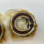 Angular Contact Ball Bearing – Straight Bore, 20 mm ID, 42 mm OD, 12 mm Width, Open, 25° Contact Angle, Medium Preload.