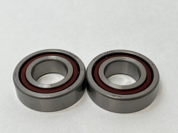 Angular Contact Ball Bearing – Straight Bore, 20 mm ID, 42 mm OD, 12 mm Width, Open, 15° Contact Angle, Light Preload.