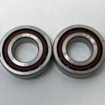 Angular Contact Ball Bearing – Straight Bore, 20 mm ID, 42 mm OD, 12 mm Width, Open, 15° Contact Angle, Light Preload.