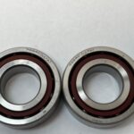 Angular Contact Ball Bearing – Straight Bore, 20 mm ID, 42 mm OD, 12 mm Width, Open, 15° Contact Angle, Light Preload.