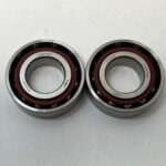 Angular Contact Ball Bearing – Straight Bore, 20 mm ID, 42 mm OD, 12 mm Width, Open, 15° Contact Angle, Light Preload.