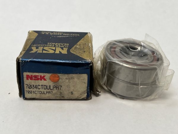 Angular Contact Ball Bearing – Straight Bore, 20 mm ID, 42 mm OD, 12 mm Width, Open, 15° Contact Angle, Light Preload.