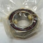 Angular Contact Ball Bearing – Straight Bore, 40 mm ID, 68 mm OD, 15 mm Width, Open, 25° Contact Angle, Light Preload.