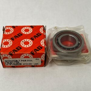 Angular Contact Ball Bearing - Straight Bore, 17 mm ID, 35 mm OD, 10 mm Width, Open, 15° Contact Angle, Light Preload.