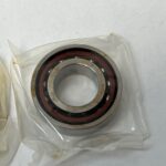 Angular Contact Ball Bearing – Straight Bore, 17 mm ID, 35 mm OD, 10 mm Width, Open, 15° Contact Angle, Light Preload.