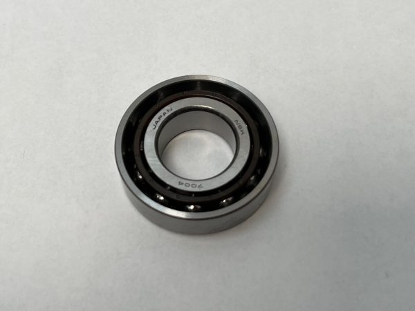 Angular Contact Ball Bearing – 20 mm ID, 42 mm OD, 12 mm Width, Open, 25° Contact Angle, Light Preload.