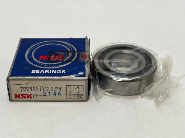Angular Contact Ball Bearing – 20 mm ID, 42 mm OD, 12 mm Width, Open, 25° Contact Angle, Light Preload.