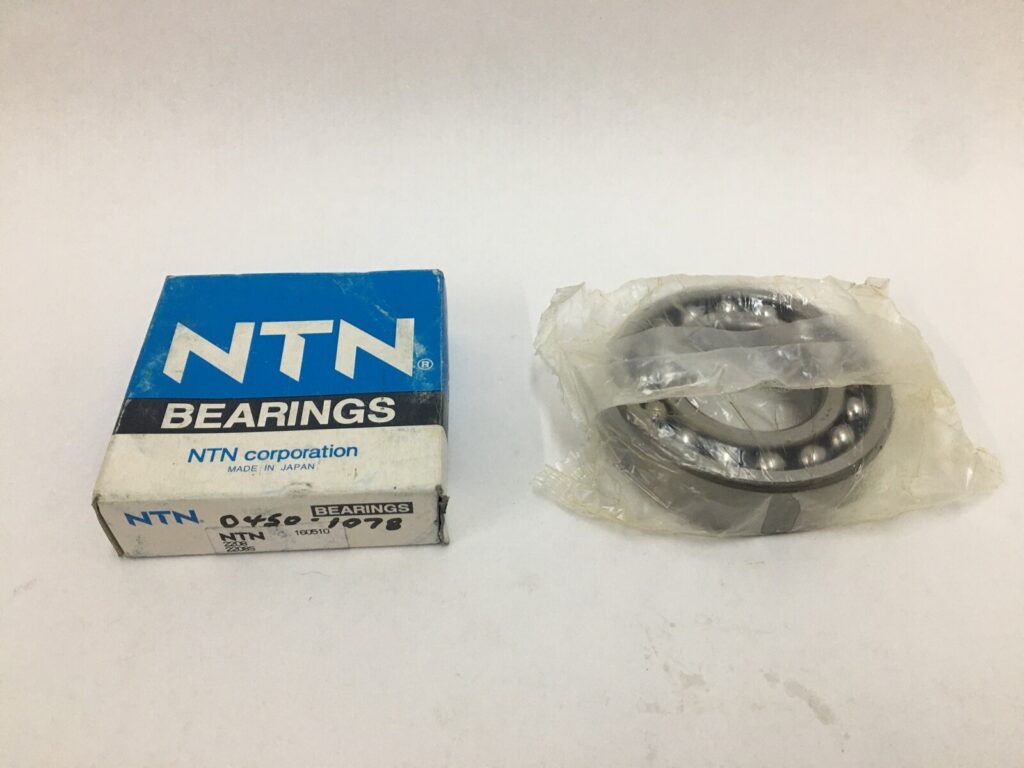 Self Aligning Ball Bearing – Straight Bore, 40 mm ID, 80 mm OD, 23 mm Width, Open, CN Internal clearance