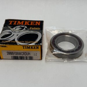 Angular Contact Ball Bearing - Straight Bore, 40 mm ID, 68 mm OD, 15 mm Width, Open, 15° Contact Angle, Heavy Preload.