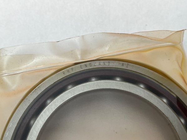 Angular Contact Ball Bearing – Straight Bore, 75 mm ID, 115 mm OD, 20 mm Width, Open, 15° Contact Angle, Light Preload.
