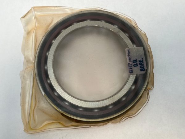 Angular Contact Ball Bearing – Straight Bore, 75 mm ID, 115 mm OD, 20 mm Width, Open, 15° Contact Angle, Light Preload.