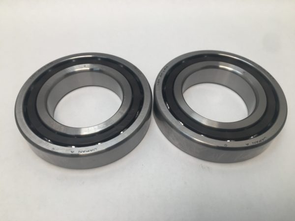 Angular Contact Ball Bearing – Straight Bore, 55 mm ID, 100 mm OD, 21 mm Width, Open, 15° Contact Angle, Without Snap Ring