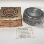 Angular Contact Ball Bearing – Straight Bore, 55 mm ID, 100 mm OD, 21 mm Width, Open, 15° Contact Angle, Without Snap Ring