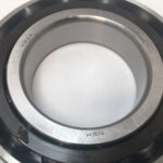 Angular Contact Ball Bearing – Straight Bore, 55 mm ID, 100 mm OD, 21 mm Width, Open, 15° Contact Angle, Without Snap Ring