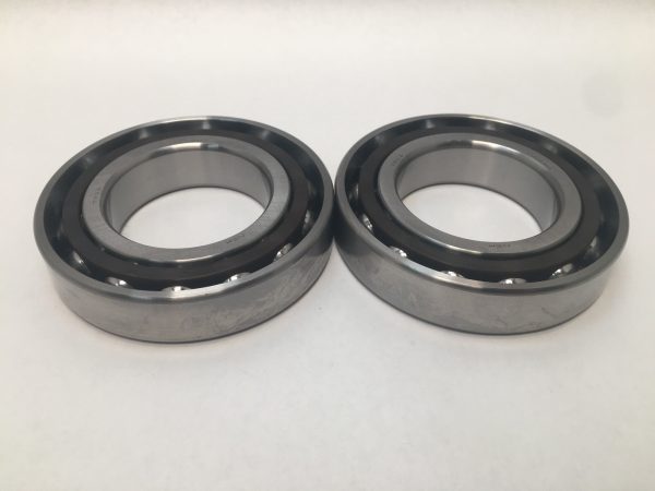 Angular Contact Ball Bearing – Straight Bore, 55 mm ID, 100 mm OD, 21 mm Width, Open, 15° Contact Angle, Without Snap Ring