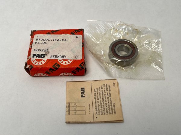 Angular contact bearings – 10 mm ID, 26 mm OD, 8 mm Width, Open, 15°, Light preload.