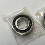 Angular Contact Ball Bearing – Straight Bore, 15 mm ID, 32 mm OD, 9 mm Width, Open, 15° Contact Angle, Light Preload.