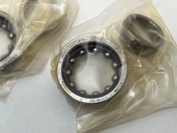 Angular Contact Ball Bearing – Straight Bore, 17 mm ID, 35 mm OD, 10 mm Width, Open, 15° Contact Angle, Light Preload.