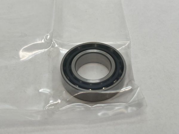 Angular Contact Ball Bearing – 15 mm ID, 28 mm OD, 7 mm Width, Open, 15° Contact Angle, Light Preload.