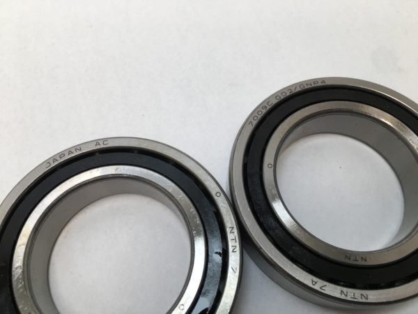 Super Precision Angular Contact Ball Bearing Pair – Straight Bore, 45 mm ID, 75 mm OD, 32 mm Width, Open, 15° Contact Angle, Universal Pairing, Normal Preload.