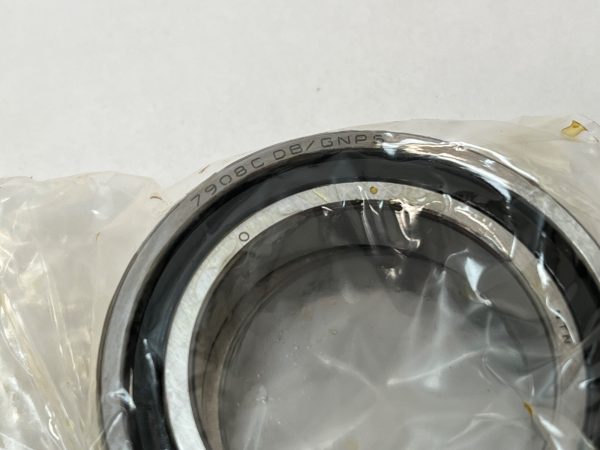 Angular Contact Ball Bearing – Straight Bore, 40 mm ID, 62 mm OD, 12 mm Width, Open, 15° Contact Angle, Normal Preload.