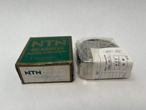 Angular Contact Ball Bearing – Straight Bore, 40 mm ID, 62 mm OD, 12 mm Width, Open, 15° Contact Angle, Normal Preload.