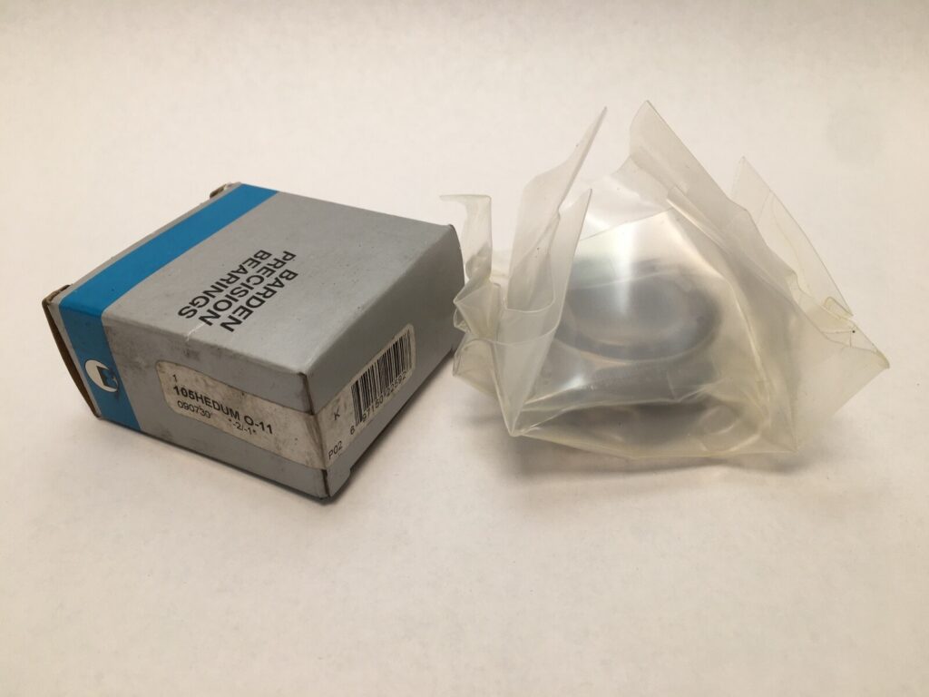 Angular Contact Bearing – 25 mm ID, 47 mm OD, 12 mm Width, Open, 25°, Medium preload.