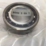 Angular Contact Bearing – 25 mm ID, 47 mm OD, 12 mm Width, Open, 25°, Medium preload.