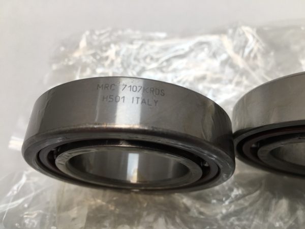 Angular Contact Bearing – 35 mm ID, 62 mm OD, 14 mm Width, Open, 29°, Light preload.