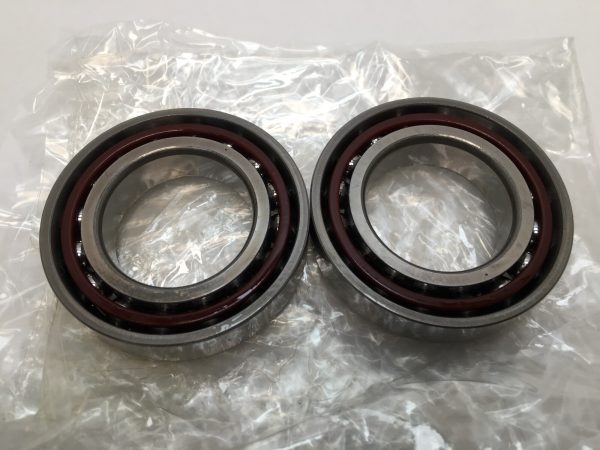 Angular Contact Bearing – 35 mm ID, 62 mm OD, 14 mm Width, Open, 29°, Light preload.