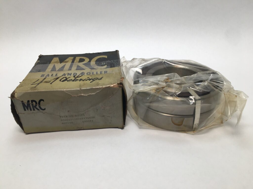 Angular Contact Ball Bearing – Straight Bore, 70 mm ID, 125 mm OD, 24 mm Width, Open, 40° Contact Angle.