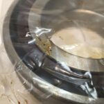 Angular Contact Ball Bearing – Straight Bore, 70 mm ID, 125 mm OD, 24 mm Width, Open, 40° Contact Angle.