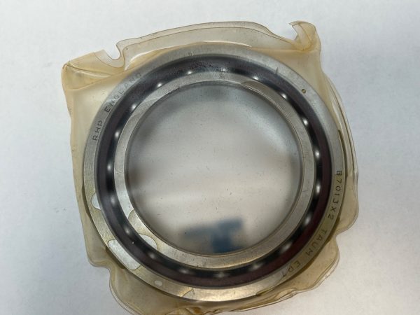 Angular Contact Ball Bearing – Straight Bore, 65 mm ID, 100 mm OD, 18 mm Width, Open, 15° Contact Angle, Medium Preload.