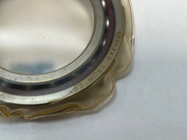 Angular Contact Ball Bearing – Straight Bore, 65 mm ID, 100 mm OD, 18 mm Width, Open, 15° Contact Angle, Medium Preload.