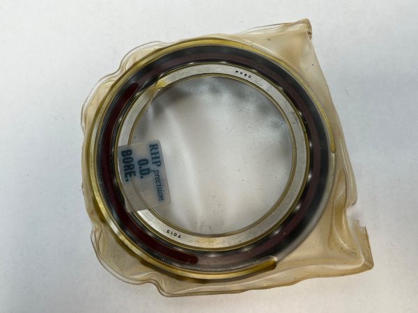 Angular Contact Ball Bearing – Straight Bore, 65 mm ID, 100 mm OD, 18 mm Width, Open, 15° Contact Angle, Medium Preload.