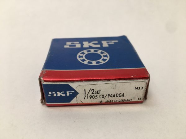 Angular Contact Ball Bearing – 25 mm ID, 42 mm OD, 9 mm Width, Open, 15° Contact Angle, Light Preload.