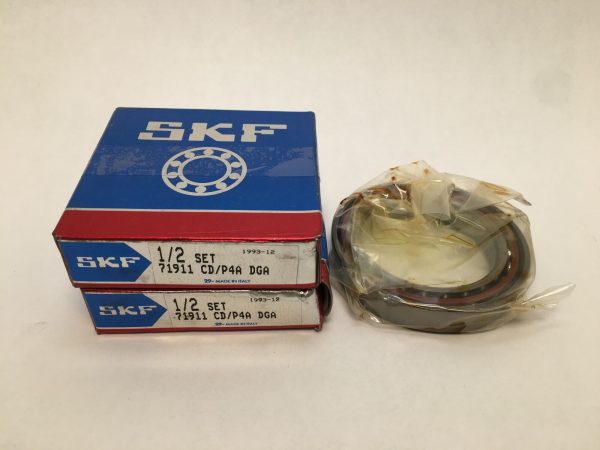 Super Precision Angular Contact Ball Bearing – Straight Bore, 55 mm ID, 80 mm OD, 13 mm Width, Open, 15° Contact Angle, Universal Light Preload.