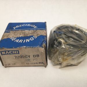 Angular Contact Ball Bearing - 25 mm ID, 52 mm OD, 15 mm Width, Open, 15°, Light preload.