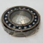 Self Aligning Ball Bearing – Straight Bore, 55 mm ID, 100 mm OD, 21 mm Width, Open.