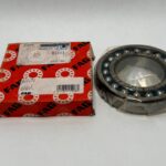 Self Aligning Ball Bearing – Straight Bore, 55 mm ID, 100 mm OD, 21 mm Width, Open.