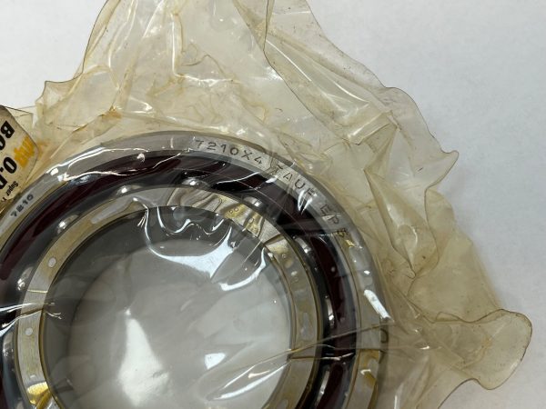 Angular Contact Ball Bearing – Straight Bore, 50 mm ID, 90 mm OD, 20 mm Width, Open, 25° Contact Angle, Light Preload.