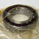 Angular Contact Ball Bearing – Straight Bore, 50 mm ID, 90 mm OD, 20 mm Width, Open, 25° Contact Angle, Light Preload.