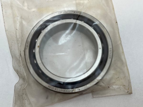 Angular Contact Ball Bearing – Straight Bore, 40 mm ID, 90 mm OD, 23 mm Width, Open, 15° Contact Angle, Medium Preload.