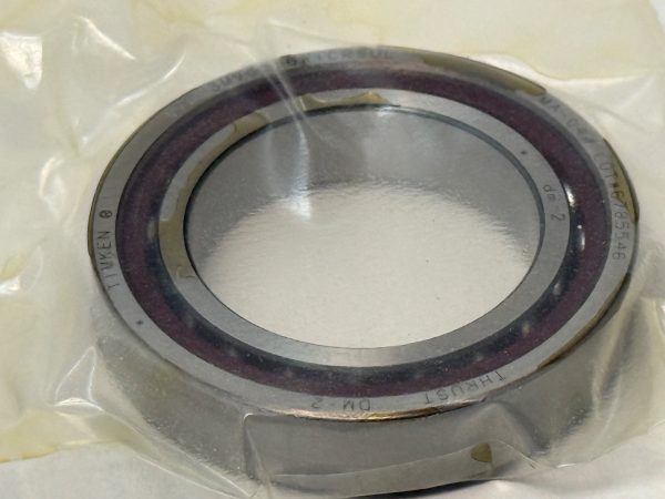 Angular contact bearing – 30 mm ID, 47 mm OD, 9 mm Width, Open, 25°, Light preload.