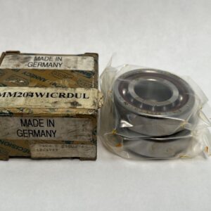 Angular Contact Ball Bearing - Straight Bore, 20 mm ID, 47 mm OD, 14 mm Width, Open, 15° Contact Angle, Light Preload.