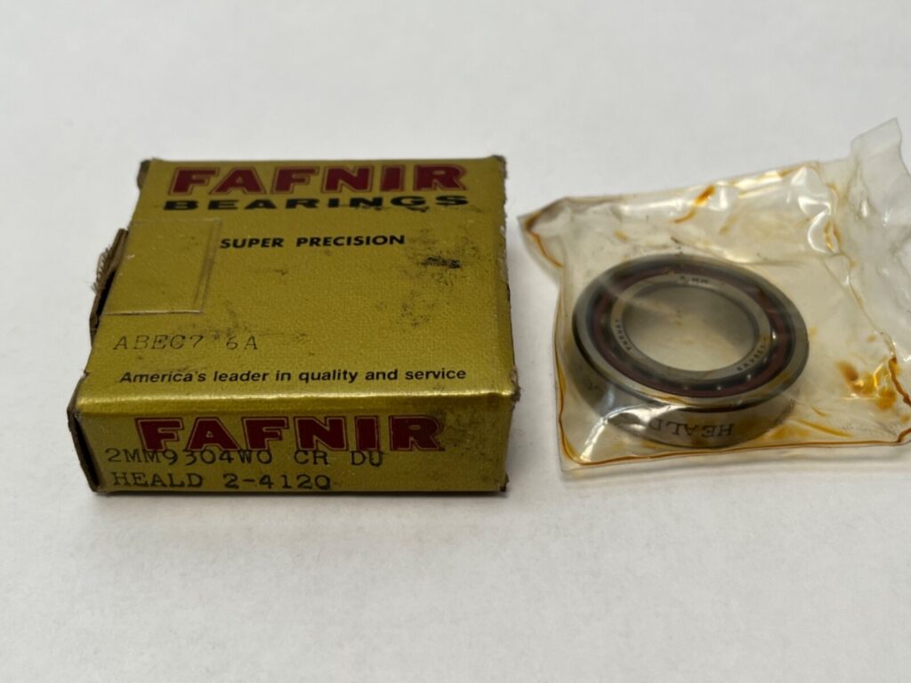 Angular Contact Bearing – 20 mm ID, 37 mm OD, 9 mm Width, Open, 15° Contact Angle