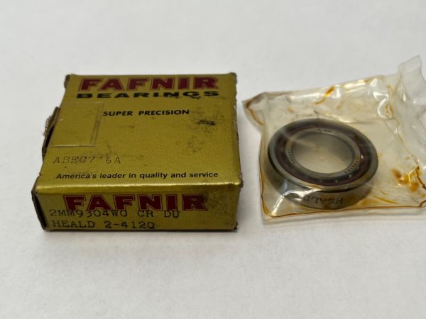 Angular Contact Bearing – 20 mm ID, 37 mm OD, 9 mm Width, Open, 15° Contact Angle