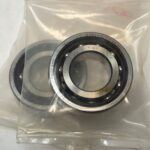 Angular Contact Ball Bearing – Straight Bore, 20 mm ID, 42 mm OD, 12 mm Width, Open, 15° Contact Angle, Light Preload.